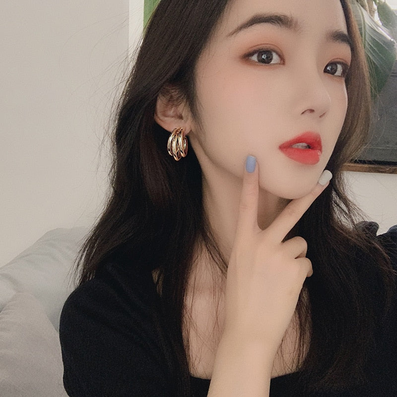 Fashion Elegant Hoop Earring Vintage