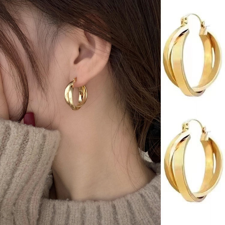 Fashion Elegant Hoop Earring Vintage