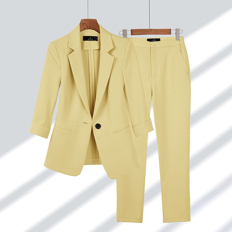 Elegant Suit Jacket Matching Set Women