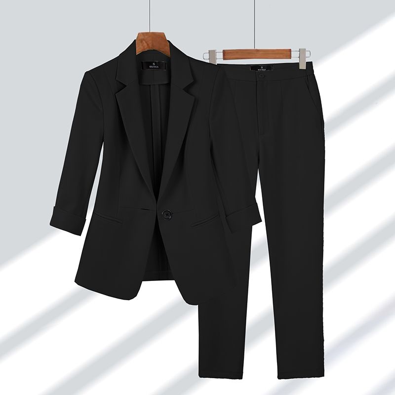 Elegant Suit Jacket Matching Set Women