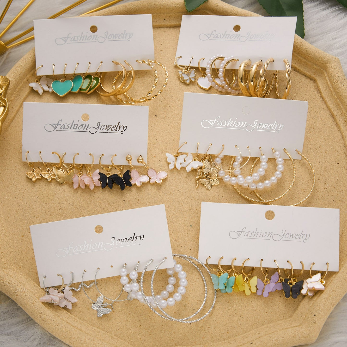 6 Pairs Earrings Set ewelry