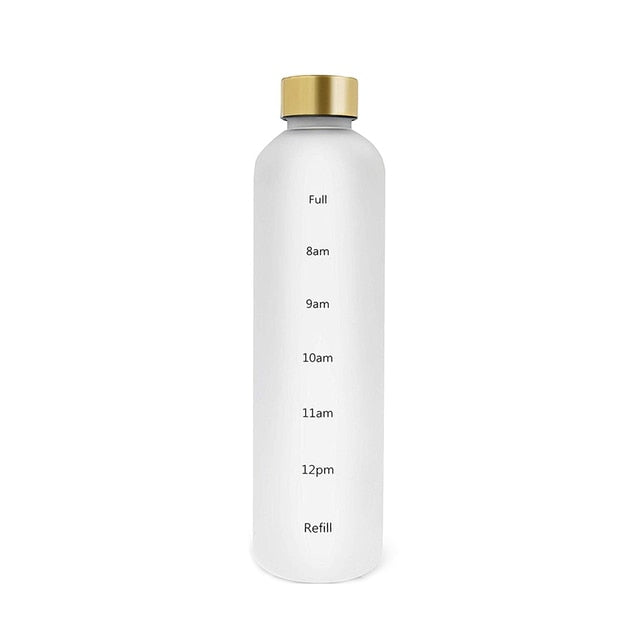 1L Water Bottle With Time Marker