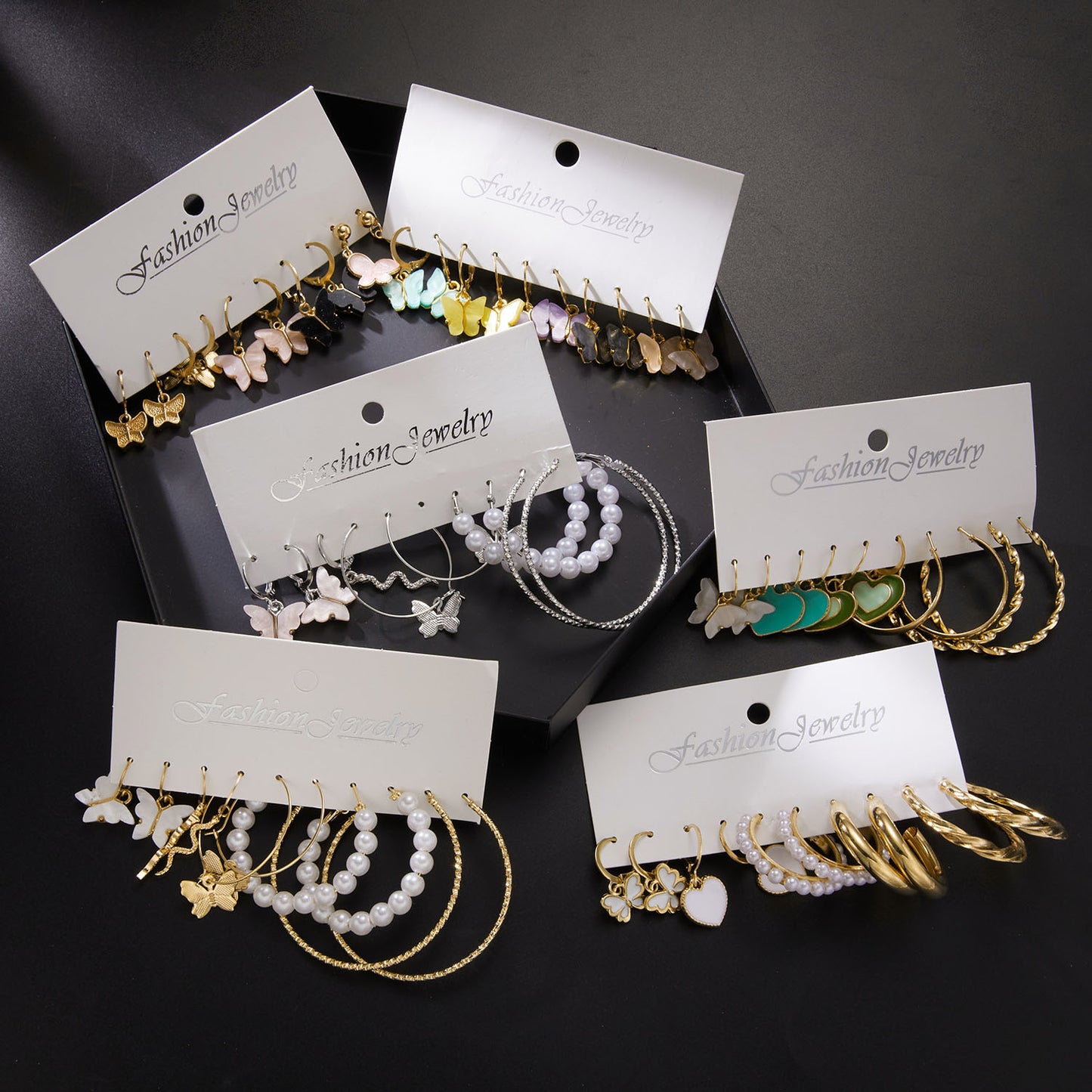 6 Pairs Earrings Set ewelry
