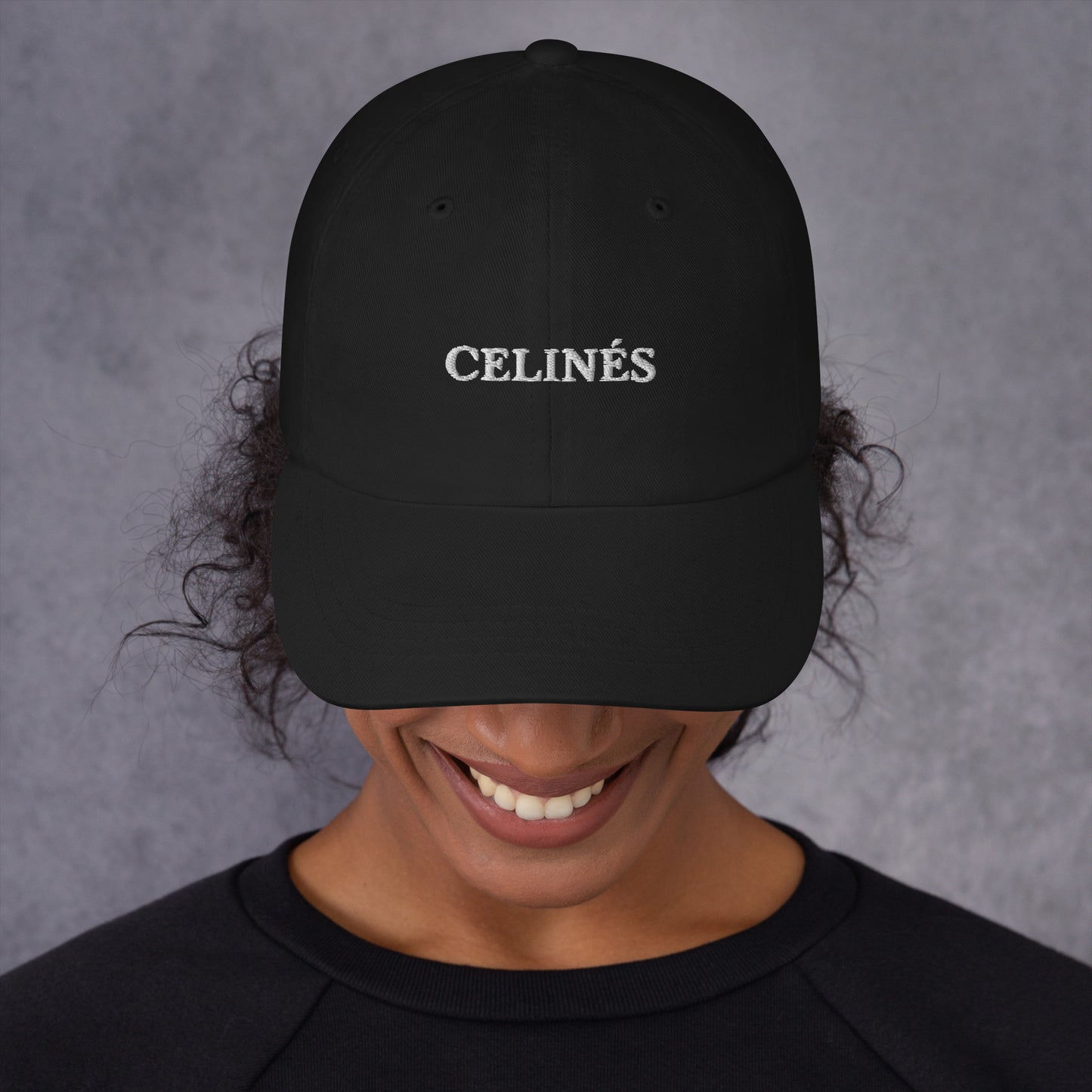 UR Dad'S black Hat by CELINÉS